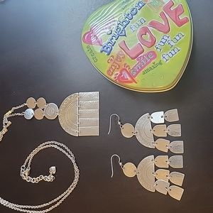 Brighton Marrakesh Long Soleil Necklace Earrings Set